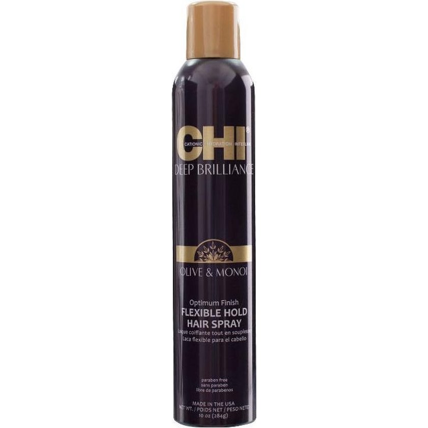 CHI Deep Brilliance Olive & Monoi Flexible Hold Hair Spray 284 g