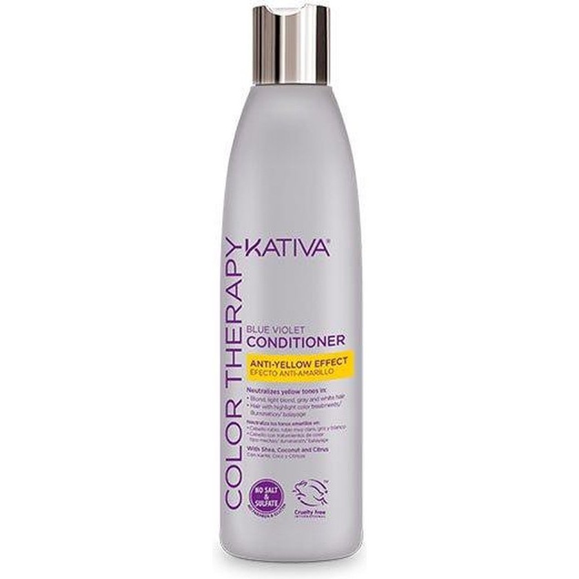 Kleurbeschermende Conditioner Blue Violet Anti-Yellow Effect Kativa (250 ml)