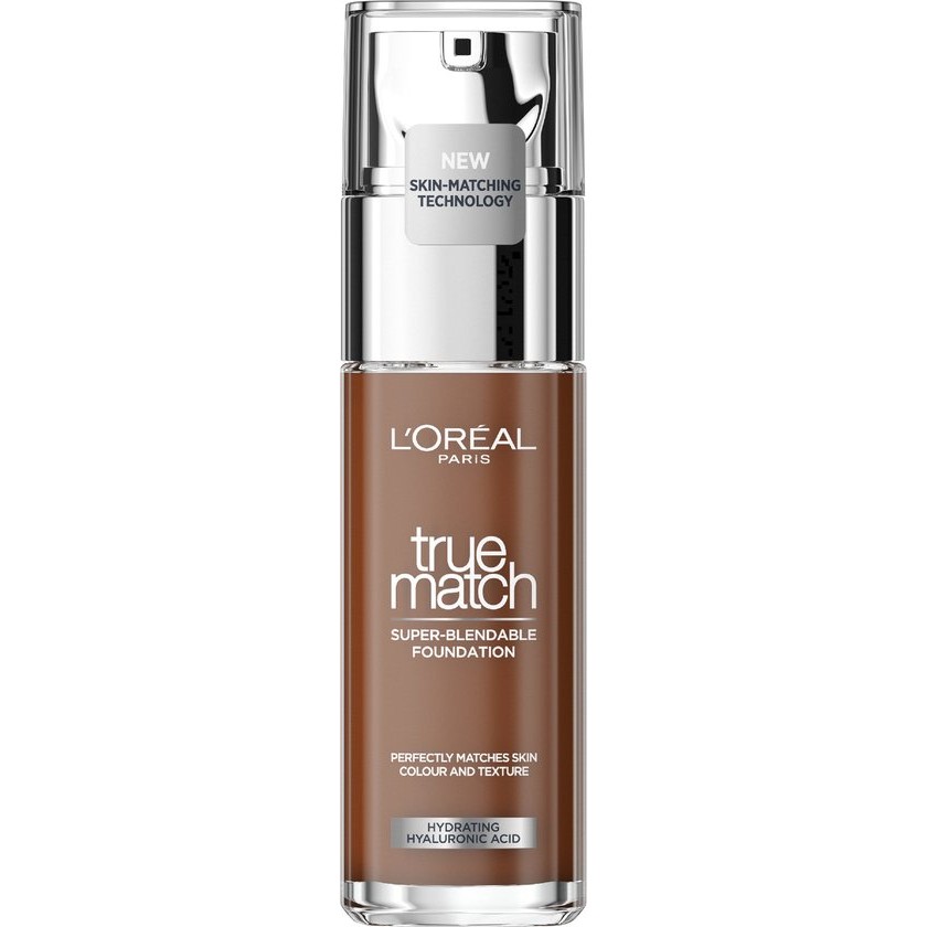 L’Oréal Paris True Match Foundation – Natuurlijk dekkende foundation met Hyaluronzuur en SPF 16 – 10N – 30 ml