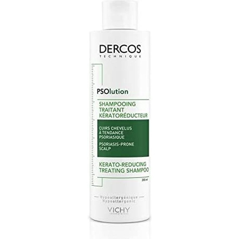 Vichy Dercos PSOlution Keratoreducerende Behandeling Shampoo 200ml – Hoofdhuid met neiging tot Psoriasis
