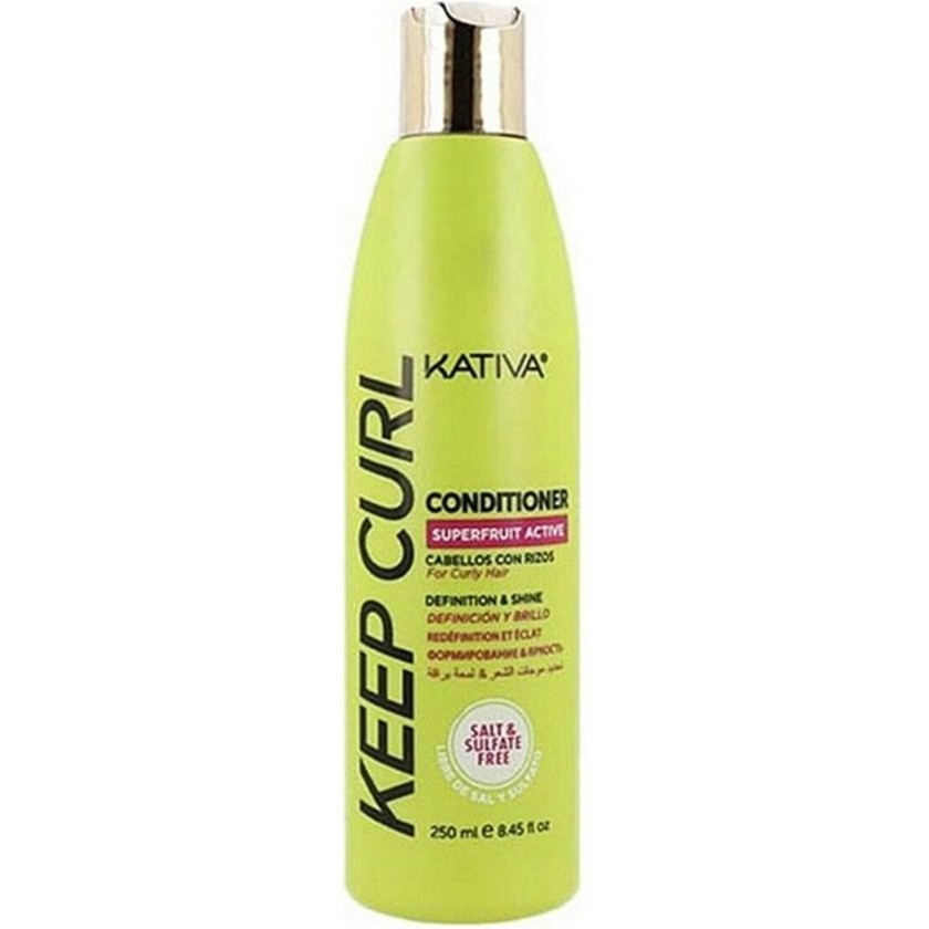 Conditioner voor Gedefinieerde Krullen Kativa Keep Curl (250 ml)