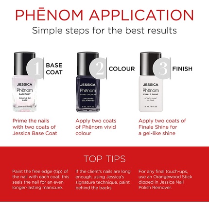 Lac de unghii Jessica Phenom Vivid Colour Under The Mistletoe  PHEN 078  14ml