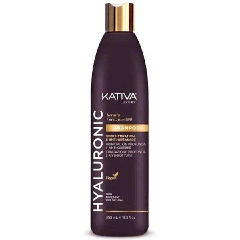 Shampoo Kativa Hyaluronic Coenzyme Q10 Keratine (550 ml)