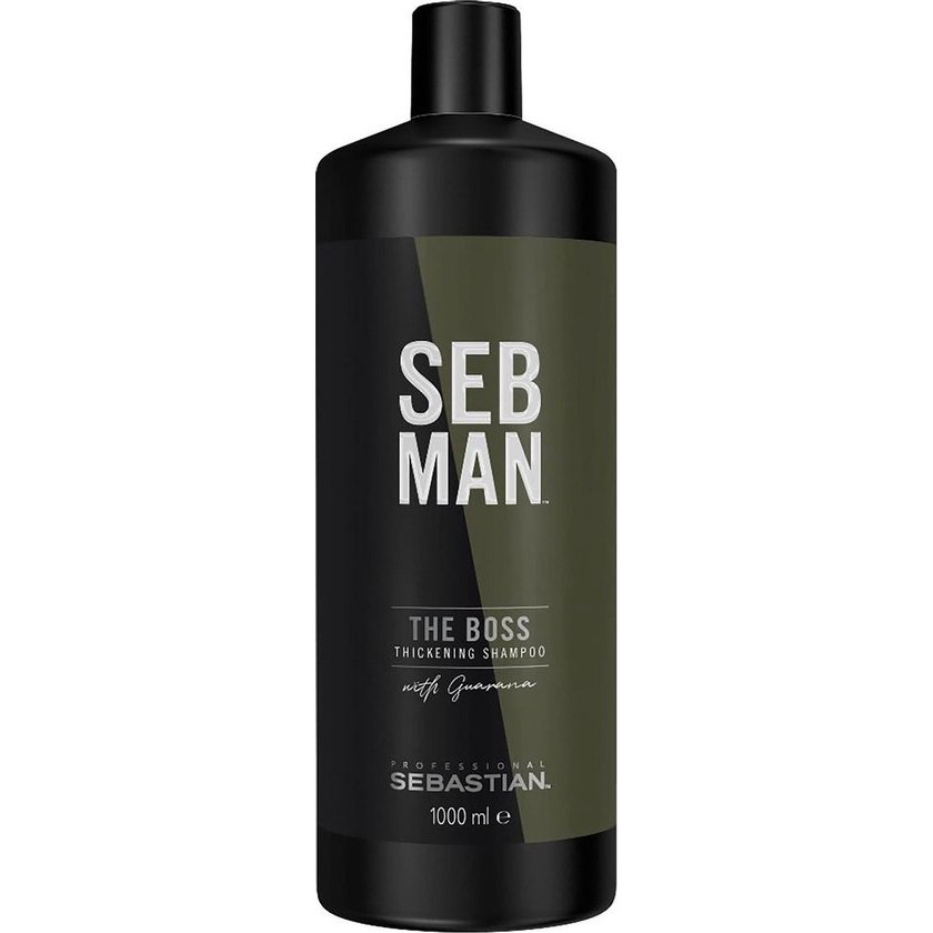 SEB MAN The Boss Thickening Shampoo 50 ml – Normale shampoo vrouwen – Voor Alle haartypes