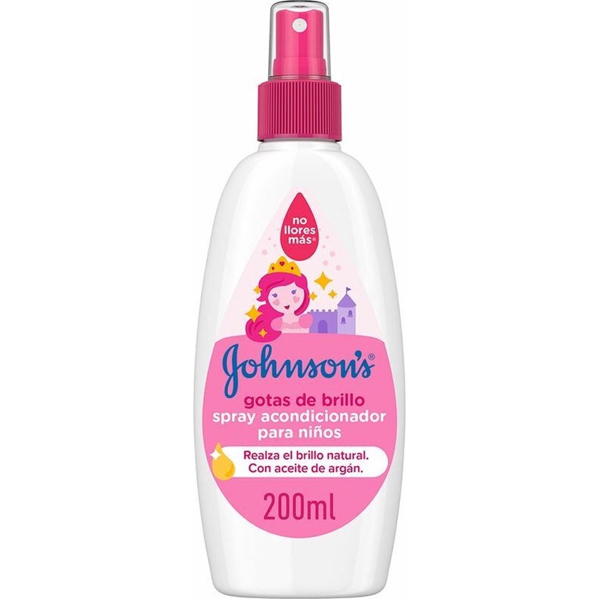 Conditioner Spray Johnson’s Gotas de Brillo Helderheid Kinderen (200 ml)