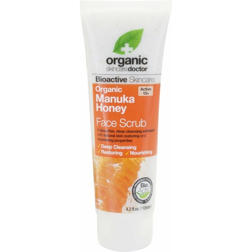 Dr. Organic Manuka Honing Gezichtsscrub 125 ml