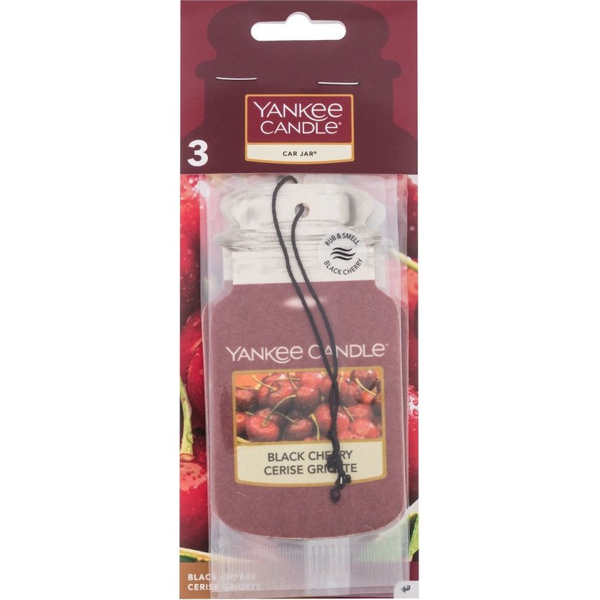 Yankee Candle – Car Jar – Black Cherry – Set van 3