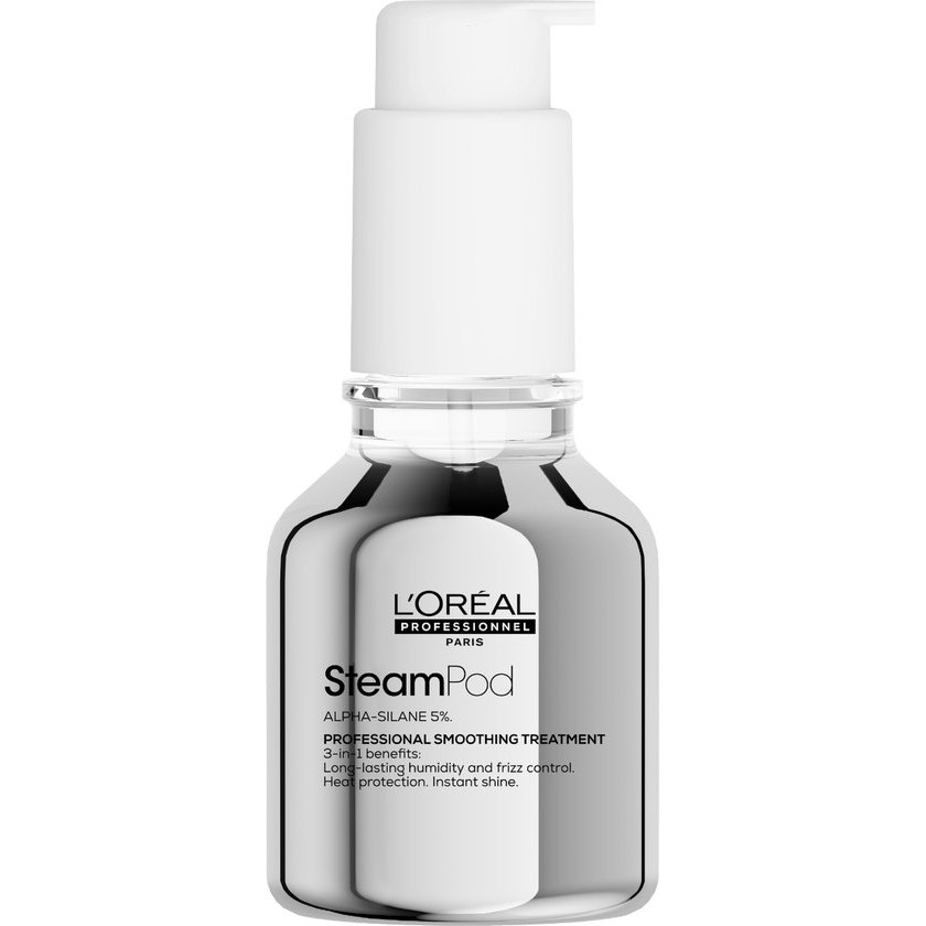 L’Oréal Professionnel SteamPod Professional Smoothing Treatment – Beschermt het haar tegen hitte tot 230 °C – 50ml
