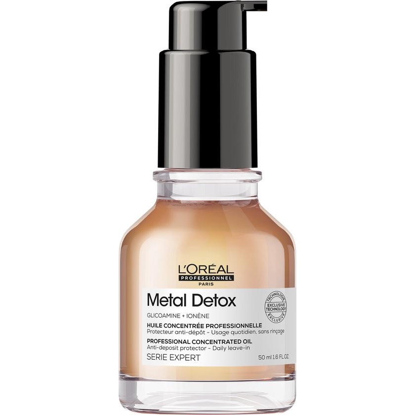 L’Oréal Professionnel Metal Detox Olie – Beschermende olie voor zacht en glanzend haar – Serie Expert – 50 ml