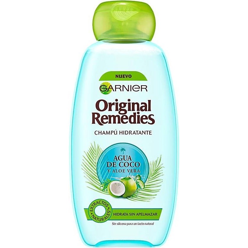 Vochtinbrengende Shampoo Original Remedies Agua Coco Y Aloe Garnier (300 ml)