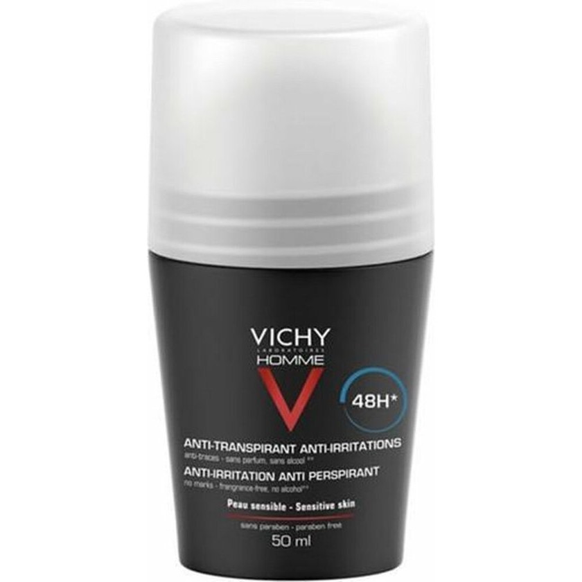 Vichy Body Antiperspirant 48H Roll On White Cap – 50 ml – Deodorant