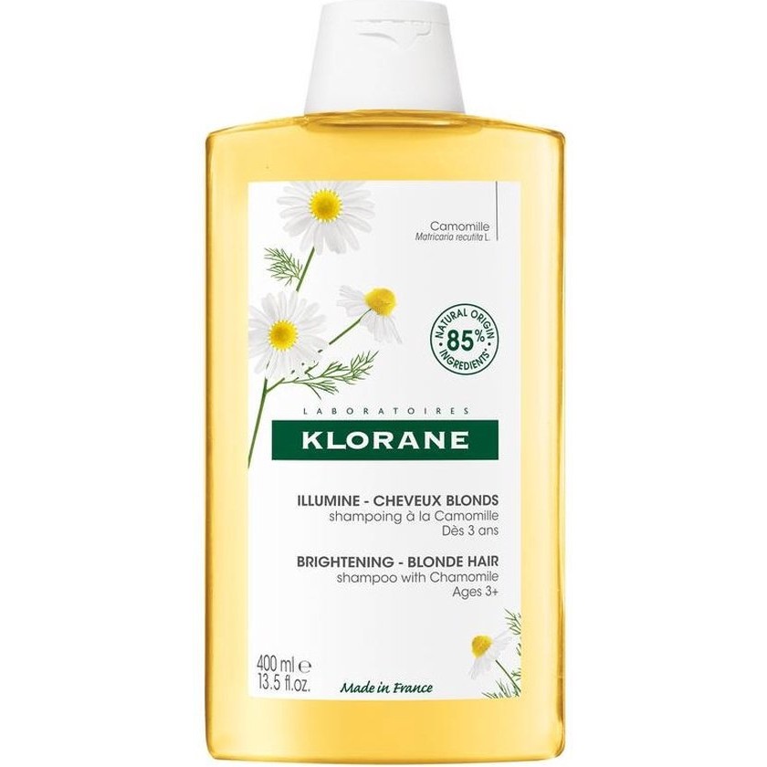 A La Camomile Illuminating Shampoo Blonde Reflections By Klorane 400 Ml