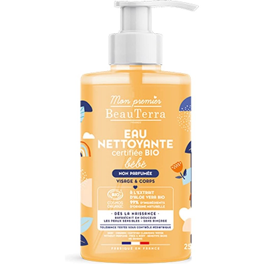 Beauterra Bio Bebé Agua Limpiadora Sin Perfume 750ml
