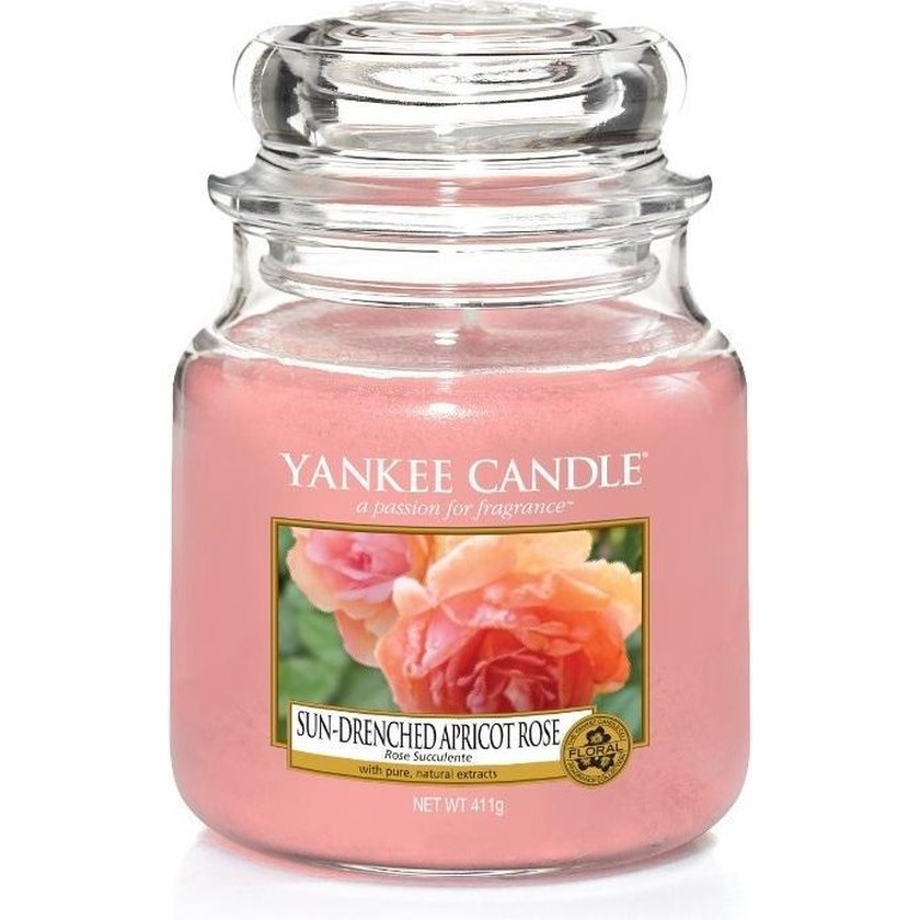 Yankee Candle Sun-Drenched Apricot Rose Medium Jar
