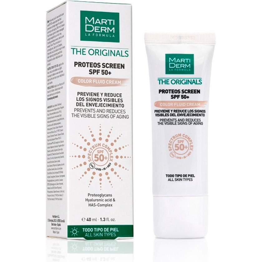 Martiderm Proteos Screen Spf 50+ Cream Color 40ml