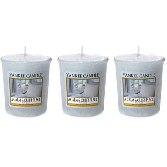Yankee Candle – A Calm & Quiet Place Candle ( klidné a tiché místo ) – Aromatická votivní svíčka