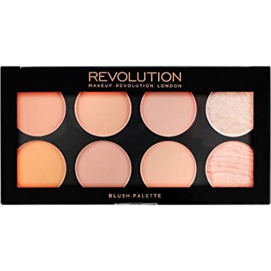 Makeup Revolution – Ultra Blush and Contour – blush palette odstín Hot Spice –