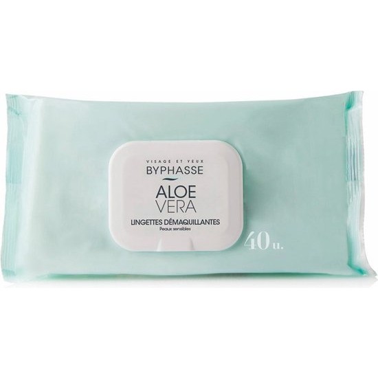 Byphasse Toallitas Desmaquillantes Aloe Vera 40 U