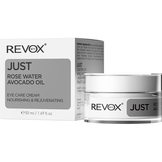Revox – Just Eye Care Cream Rose Water Avocado Oil – 50ml