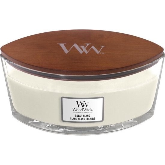WoodWick Heartwick Flame Ellipse Geurkaars – Solar Ylang