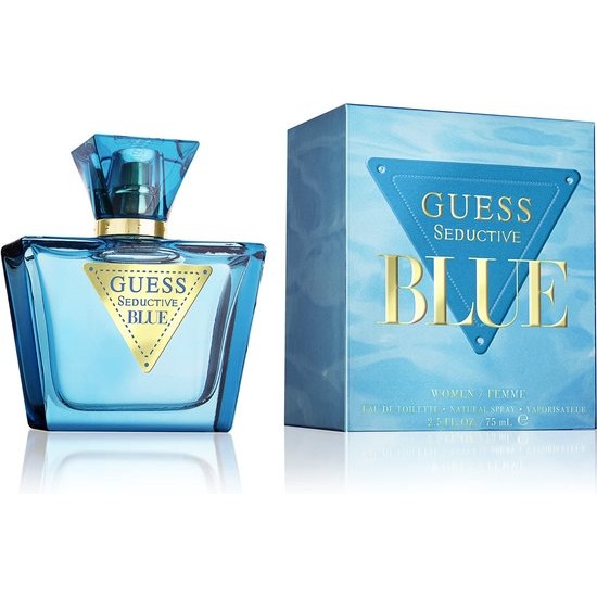 Guess Seductive Blue(w)edt Sp 2.5oz(li Free)(new)