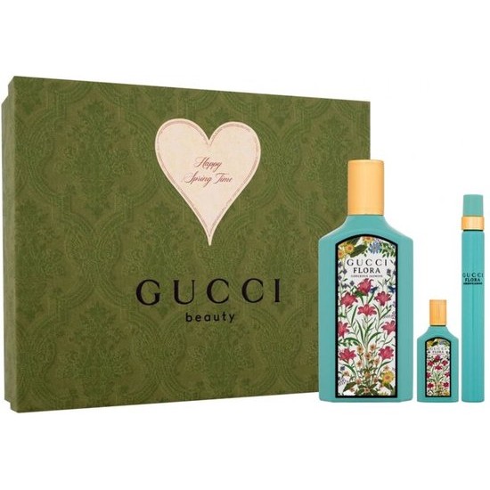 Gucci Flora Gorgeour Jasmine Christmas Set 3 stuks