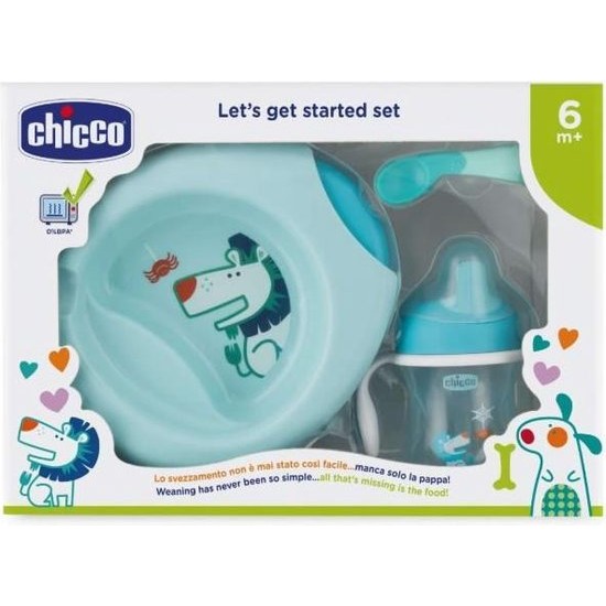 Chicco Let’s Get Started 6m+ Blue Set 3 Pieces 2019