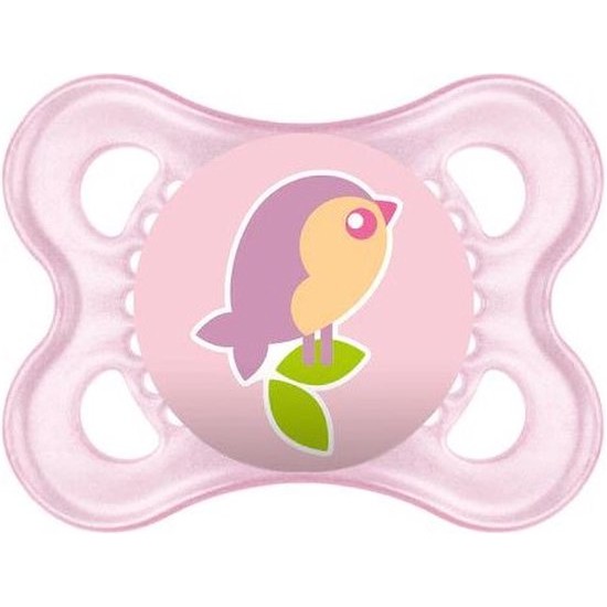 Mam Baby Original Soother 0+ Silicone Pink