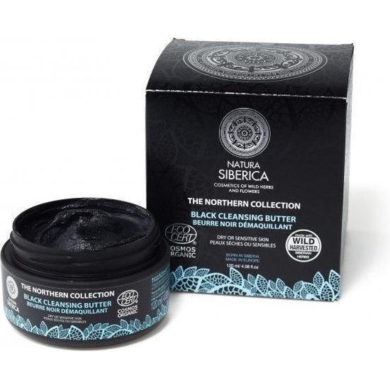 Siberica Professional – The Northern Collection Black Cleasing Butter Black Butter Cleansing Daily Care And Makeup Removal 120Ml