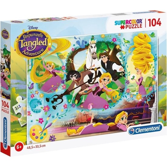 Clementoni Princess Rapunzel – 104 Stukjes