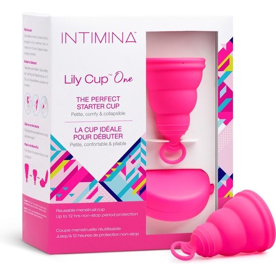 Intimina – Lily Cup One – de opvouwbare menstruatiecup voor beginners, menstruatiecup voor tieners