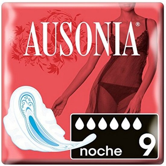 Nacht Maandverband met vleugels Ultra Ausonia (9 uds)