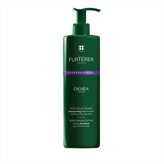 Rene Furterer Okara Silver Radiance Ritual Toning Shampoo GrijsWit Haar 600ml