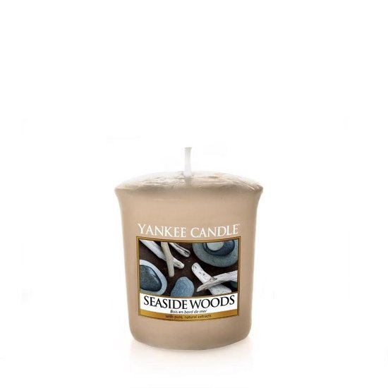 Yankee Candle – Seaside Woods ( přímořská dřeva ) – Aromatická votivní svíčka