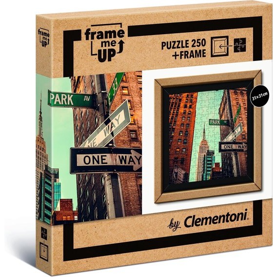 Clementoni Legpuzzel – Frame Me Up Puzzel Collectie – One way – 250 stukjes, puzzel volwassenen