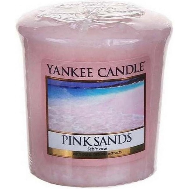 Yankee Candle – Pink Sands ( růžové písky ) – Aromatická votivní svíčka