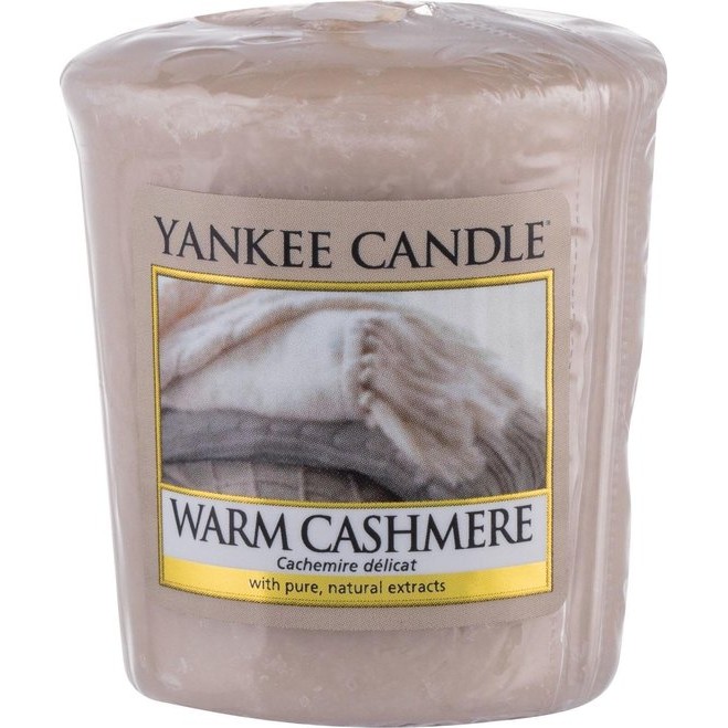 Yankee Candle – Warm Cashmere Candle ( kašmír ) – Aromatická votivní svíčka