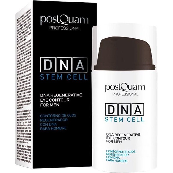 Anti-Veroudering Crème voor Ooggebied Postquam Global DNA Men (20 ml)