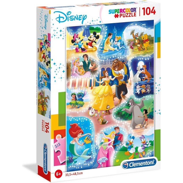 Clementoni Legpuzzel Disney Junior 35 Cm Karton 104 Stukjes