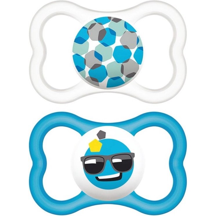 Mam Baby Air 6+ Blue Silicone Soother 2u