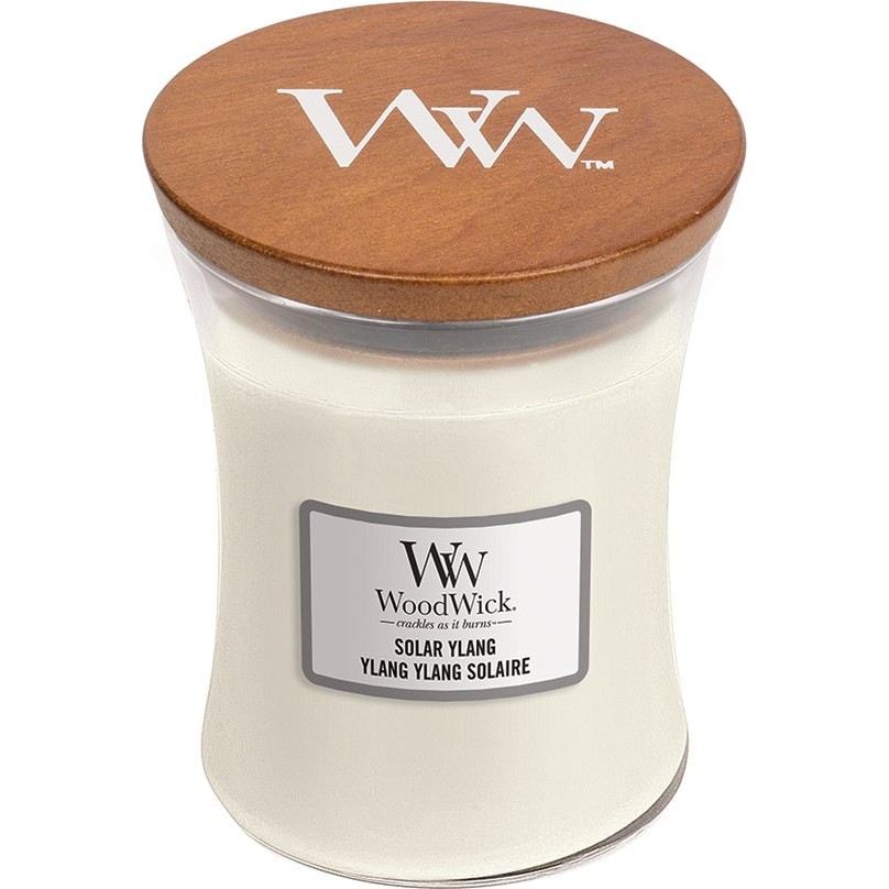 WoodWick Hourglass Medium Geurkaars – Solar Ylang