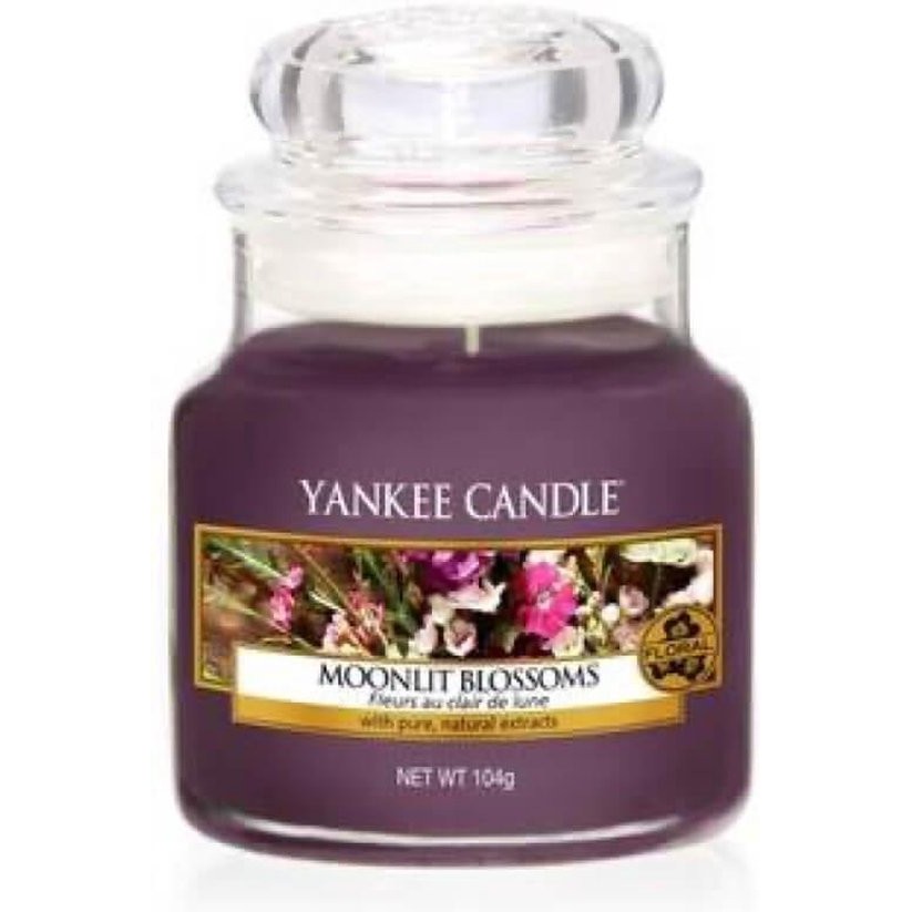 Yankee Candle Geurkaars Small Moonlit Blossoms – 9 cm / ø 6 cm