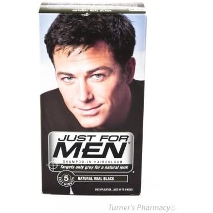 Just For Men Autostop Hair Colour H55 Natural Real Black 35 g