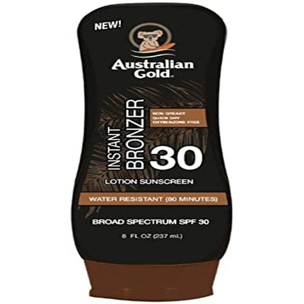 Australian Gold Sunscreen Spf30 Lotion With Bronzer 237 Ml