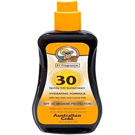 Australian Gold Sunscreen Spf30 Spray Oil Hydrating With Carrot 237 Ml