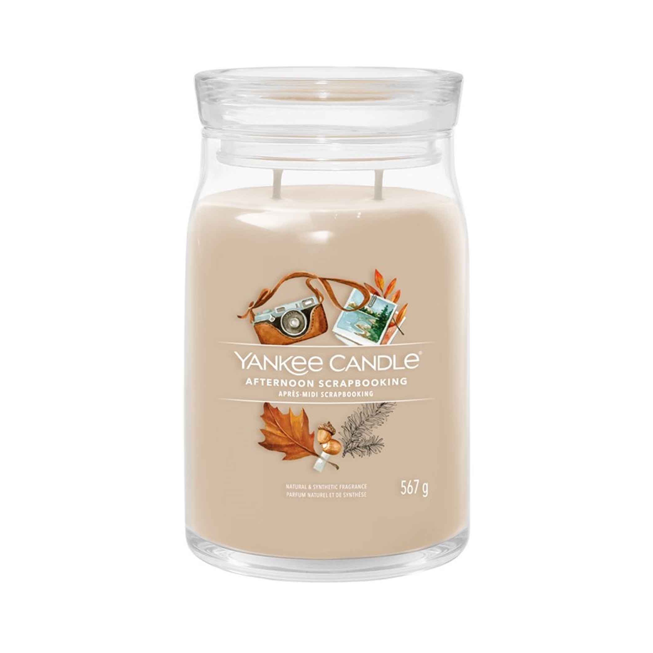 Yankee Candle Afternoon Scrapbooking Signature Candle Large 567g